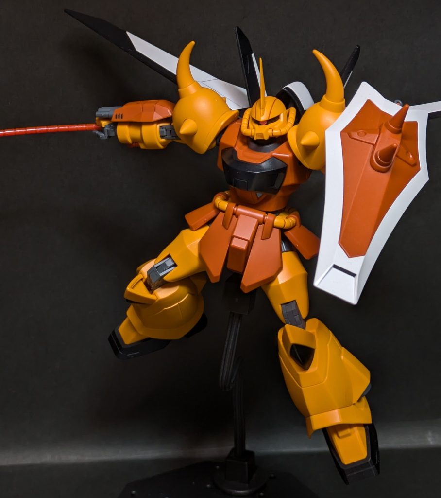 以上、ハイネ・ヴェステンフルス専用グフイグナイテッドでした！何気に初の非ガンダム機体の投稿でしたね！www(zaku-kao4)rayさん気を抜くとガンダムばっかり買っちゃうから、たまにはこういうのも良きですね！(gundam-kao2)体調も良くなったし、またぼちぼちとガンプラを触っていけたらと思います！……あとは仕事が忙しくなければなーwww(zaku-kao9)では、また次回の投稿で！　お付き合いありがとうございました！