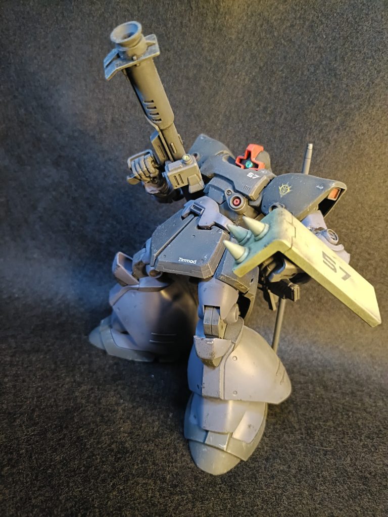 やはり相棒はリック・ドムII。量産機だと過去作でも登場させやすいですね。