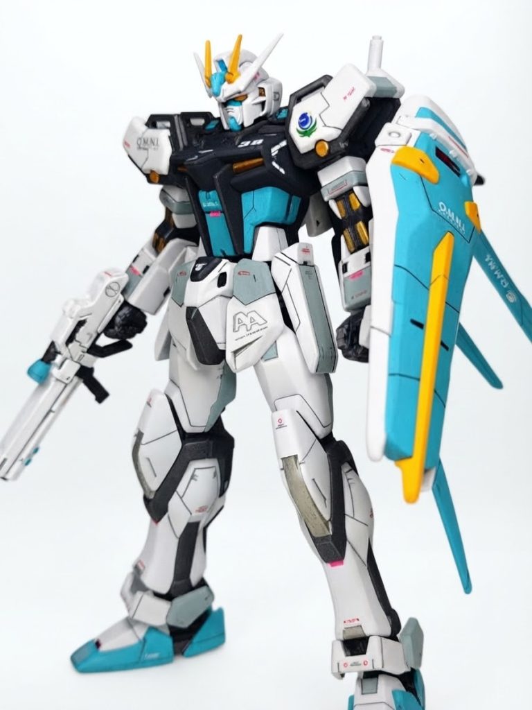 GAT-X105+AQM/E-X01 エールストライク（初音ミクカラー）–2枚目/制作者：@redcheek