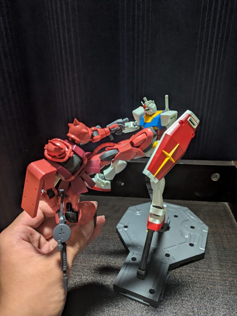 アニメ再現 RX78-2・シャア専用ザクII–2枚目/制作者：かいがら