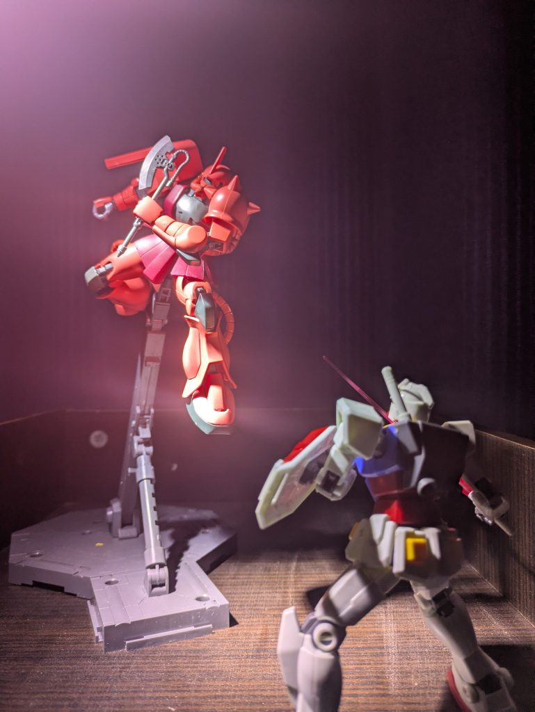 アニメ再現 RX78-2・シャア専用ザクII