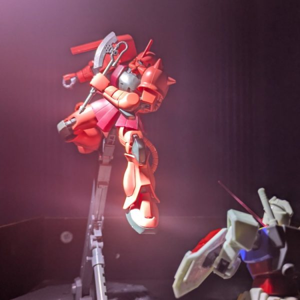 アニメ再現 RX78-2・シャア専用ザクII