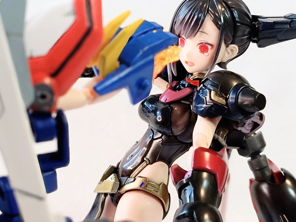 過去作、ゴッドガンダムちゃんとの師弟対決！「あわわわわ！」顔が大変よろしい…！！！！つよつよキャラがひどいめにあうのも、これはこれで一興…！！！