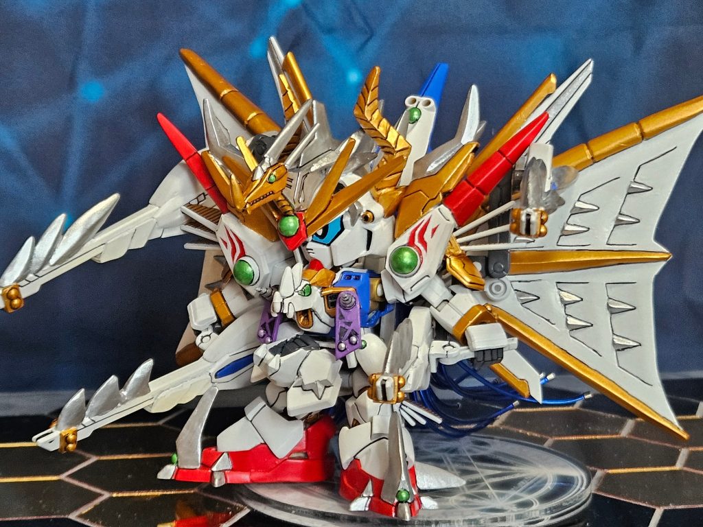 ツインヴェスバー装備ヴェスバーはオリジナル造形で制作。