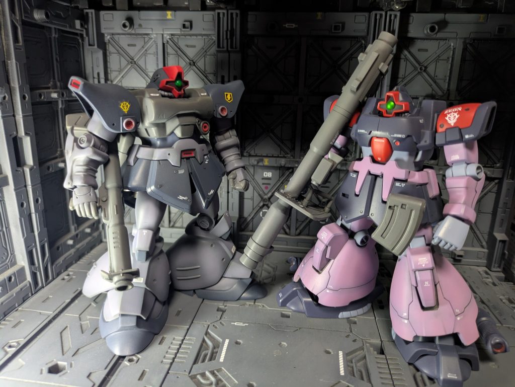HGUCのドムトローペンと並べても違和感無くなりました😊