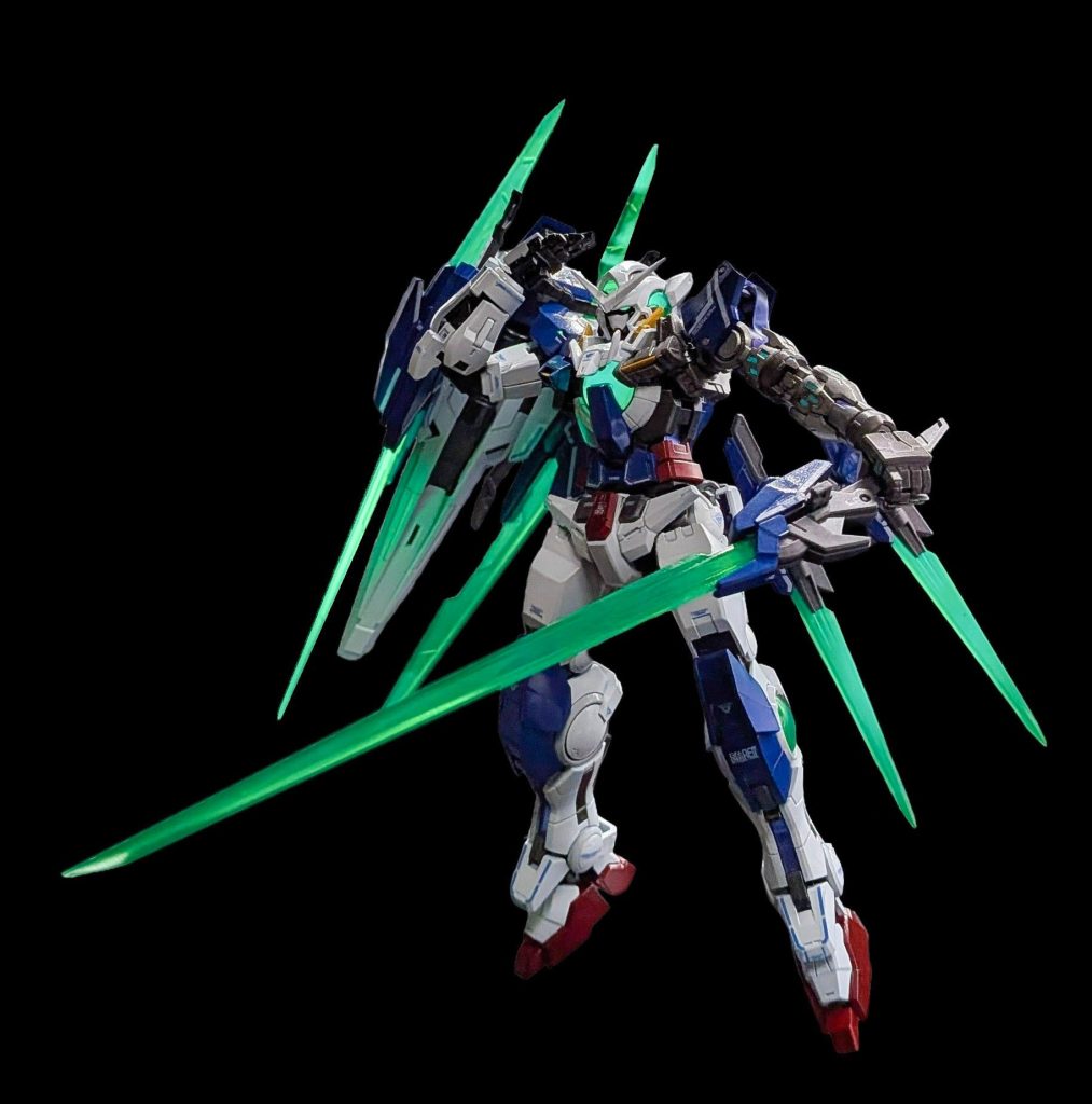 最後はMETAL BUILDパッケージ等でお馴染みのポーズで!未来への水先案内人が受け継いだ機体、ガンダムエクシアリペアIVでした