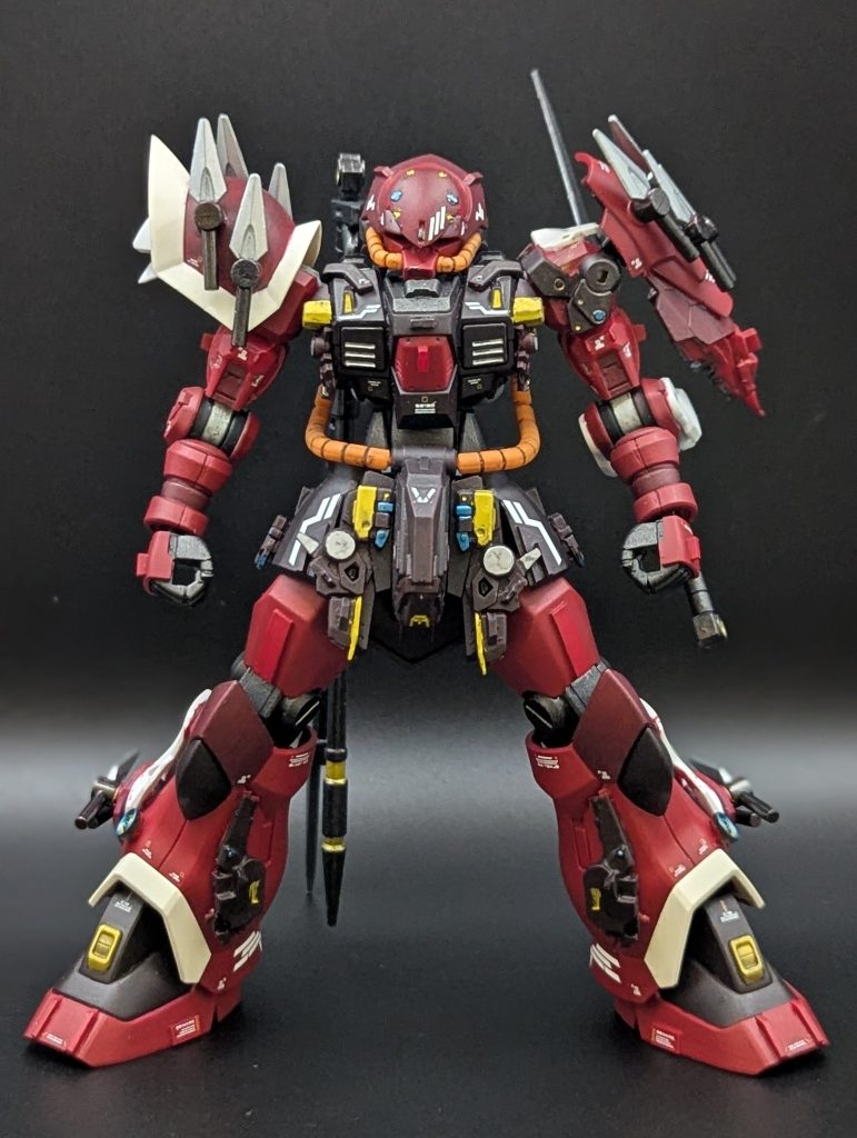 今回のお気に入りポイントは上腕部のスペリオルディファインのウーンドウォートのパーツですね☺