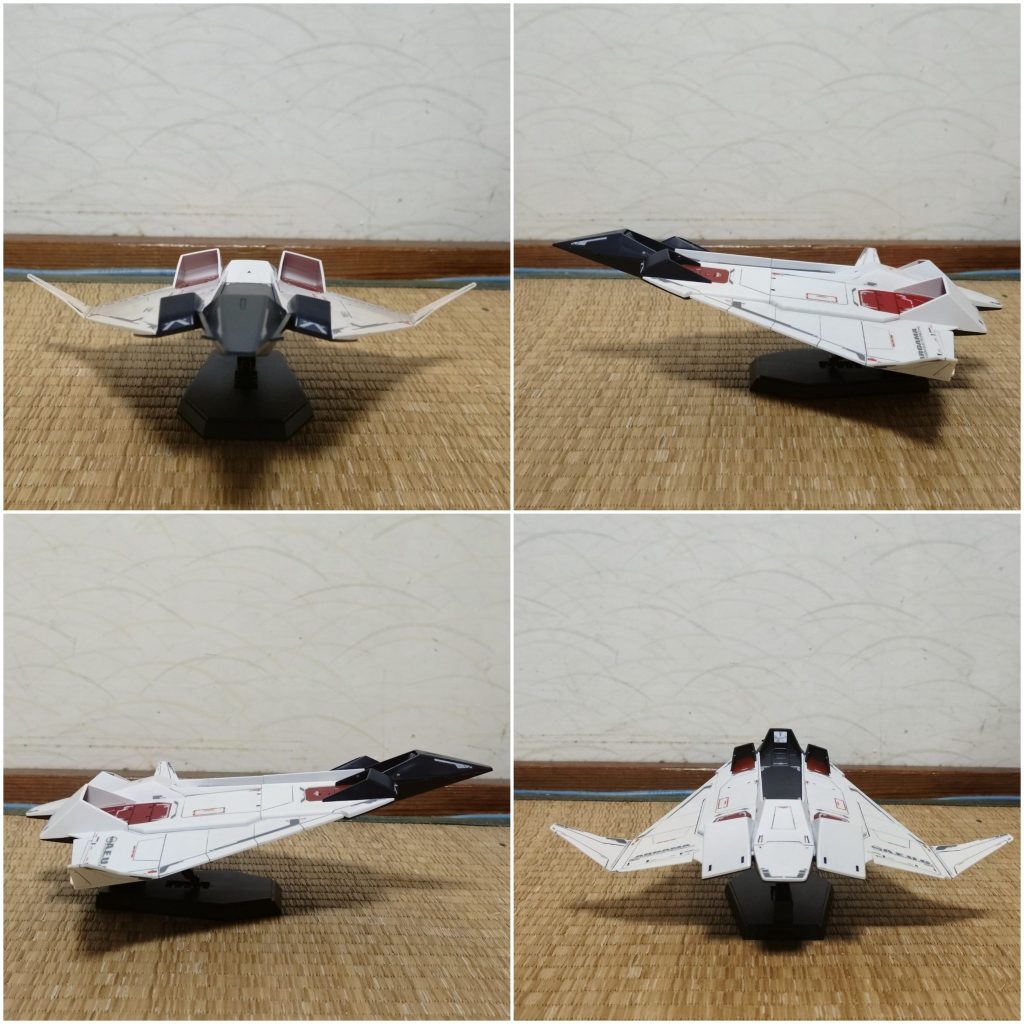 シンプルながらもRG基準のデカールを貼っってリアルな航空機の様に見えてカッコいいです。