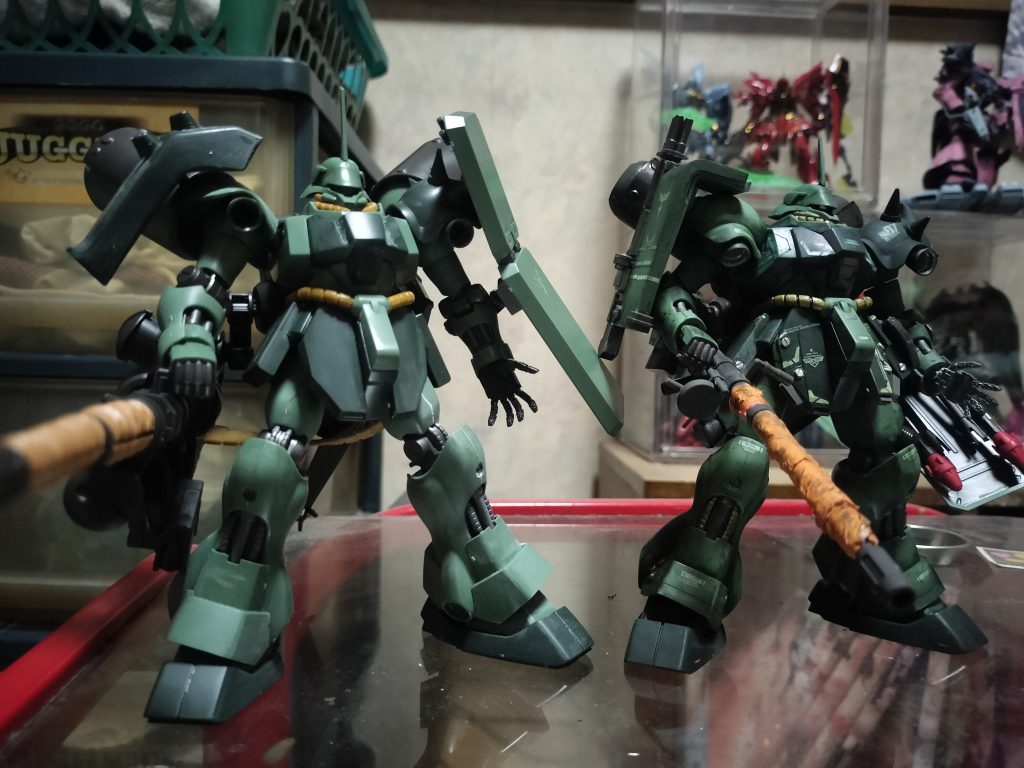 作品名：圧倒的に勝ってた件…<p>念願のギラドーガ重装型のキットをワクワクして作ったものの、以前欲しすぎて憧れで作った自作重装型の方が圧倒的に色々勝ってました…。 こんなもんかというのが正直な印象… しかし折角手に入れたギラドーガ重装型、満足の行くまで手 [&hellip;]</p>
