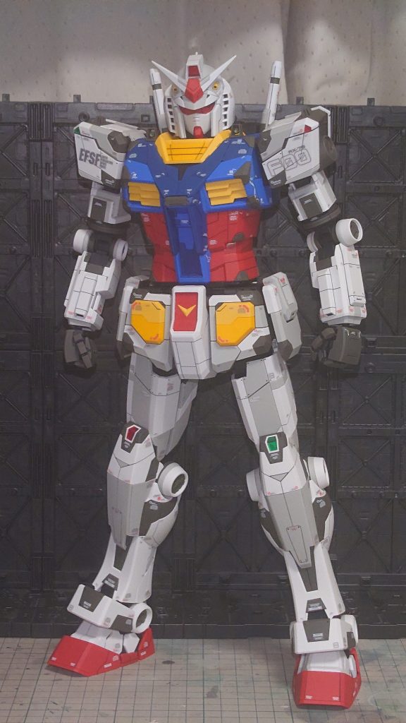 メガサイズ　ガンダム–2枚目/制作者：あれく myT 積みプラ崩したい
