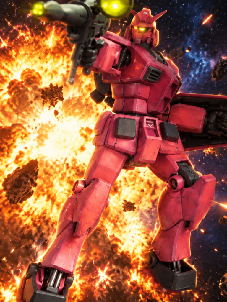 背景をAI加工で宇宙戦に変更しました。&nbsp;