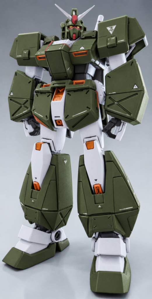 増加装甲つながりで生成AI（Gemini）でフルアーマーガンダムっぽいカラーに