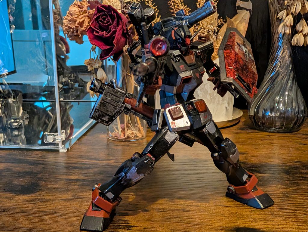 筆塗りガンダム