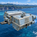コロンブス級改・強襲輸送艦BDF−1。