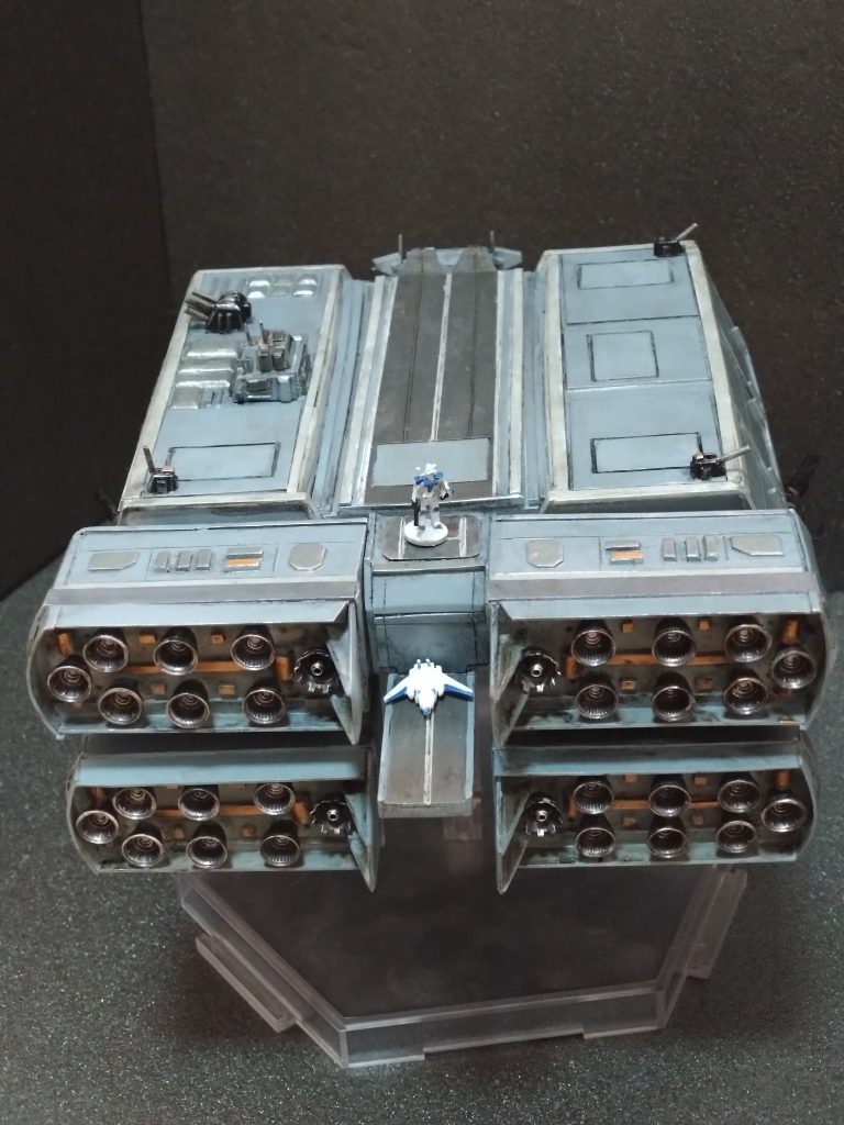 艦後部の艦載機専用カタパルトもギリいいサイズだったかなと。
