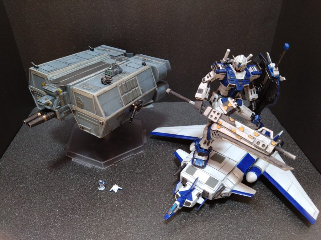 1/1440ガンダム&コアブースターでした。 前回から書き始めたオリジナルストーリーですが、文章長すぎて編集が大変&需要があるのかわからないwためプラモ紹介の後にまとめる事にしましたので、興味のある方、時間を無駄にしても怒らない方は駄文にお付き合いくださいm(__)m