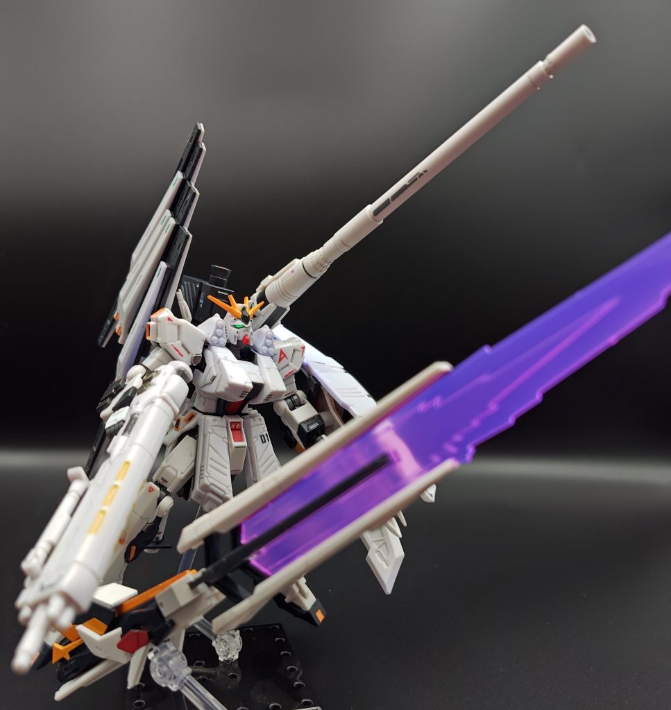 GフレームFA　νガンダム　LFF＆HMBL装備 ＋ ダブルフィンファンネル ＋ HWS