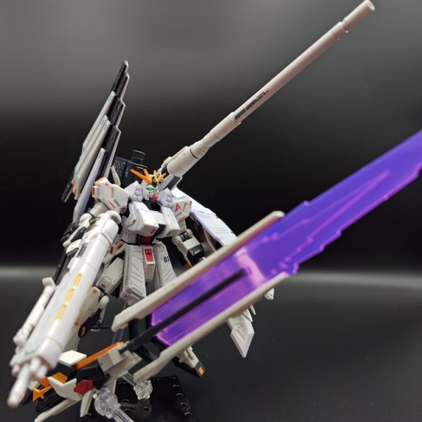 GフレームFA　νガンダム　LFF＆HMBL装備 ＋ ダブルフィンファンネル ＋ HWS