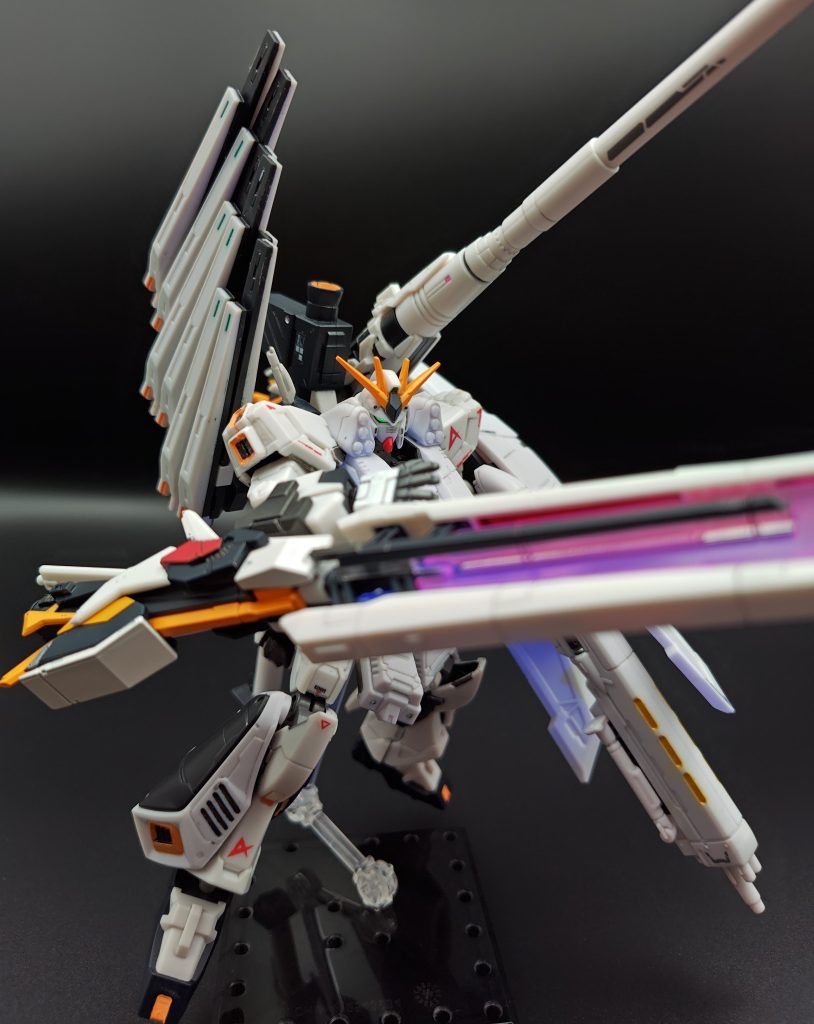 GフレームFA　νガンダム　LFF＆HMBL装備 ＋ ダブルフィンファンネル ＋ HWS–5枚目/制作者：zizow