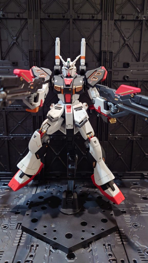 量産型νガンダムもアリュゼウスに合わせたカラーリングで塗装！