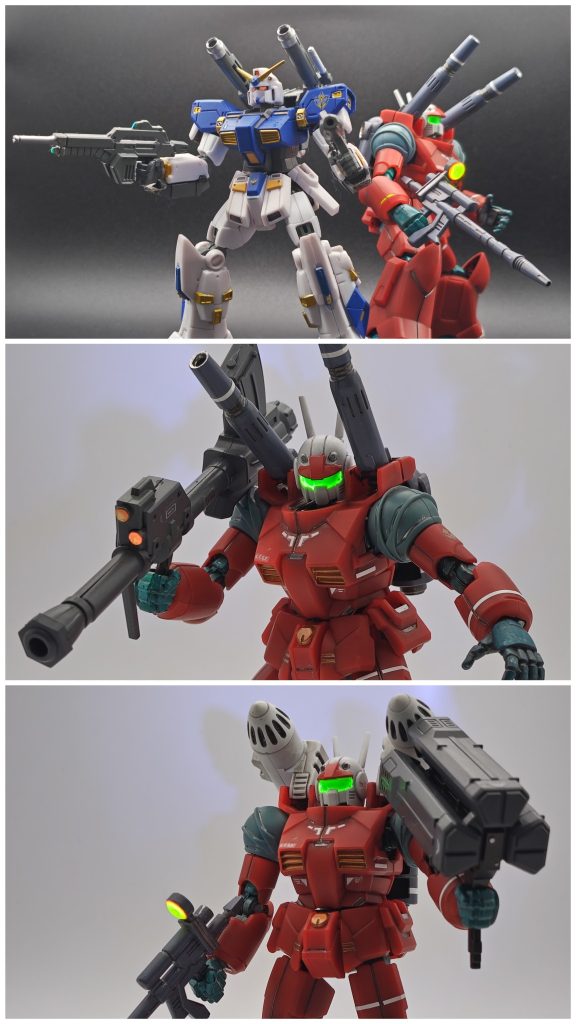 おまけ②キャノン繋がりマドロック&陸戦型の武装を拝借。ロケットマシ、ミサイルマシ。