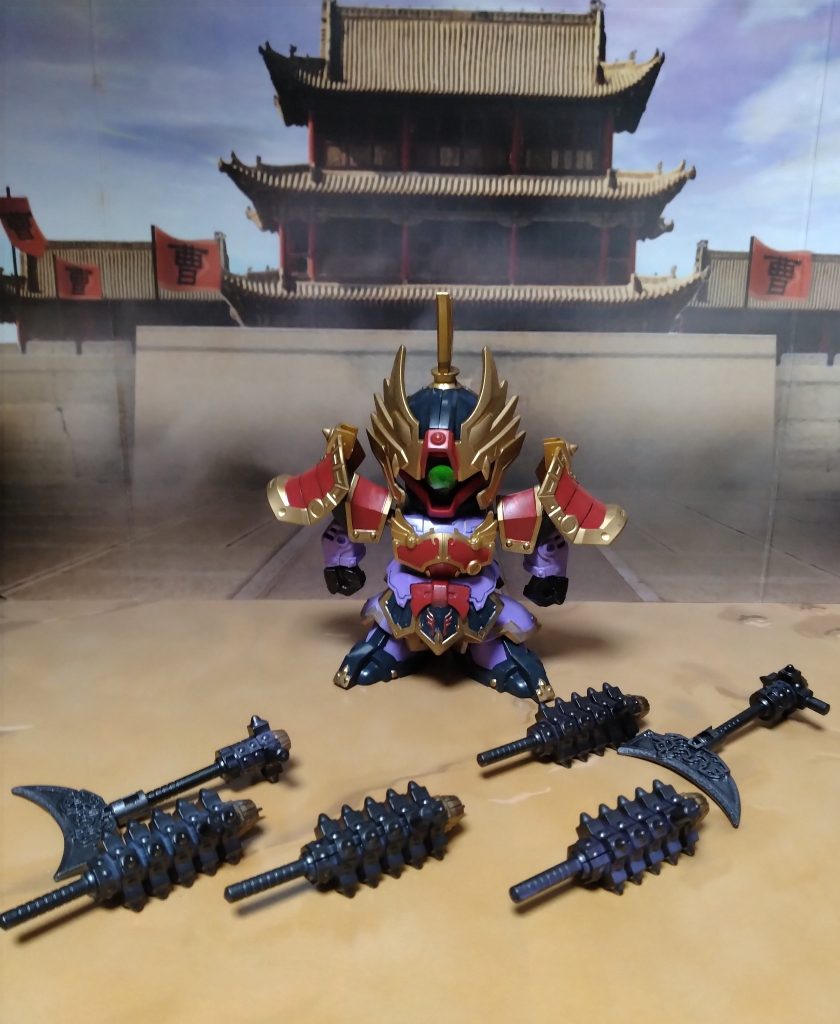 この太史慈ドムは(鋼甲機の改良のために2個買ったので)武器は2倍です✌️&nbsp;