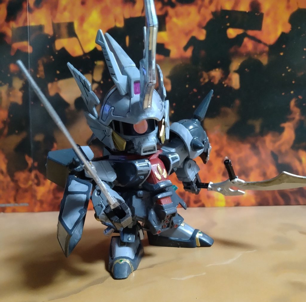 ザクIII改が居るなら通常カラーも作ろうと😄戦国伝の新殺駆みたい〜