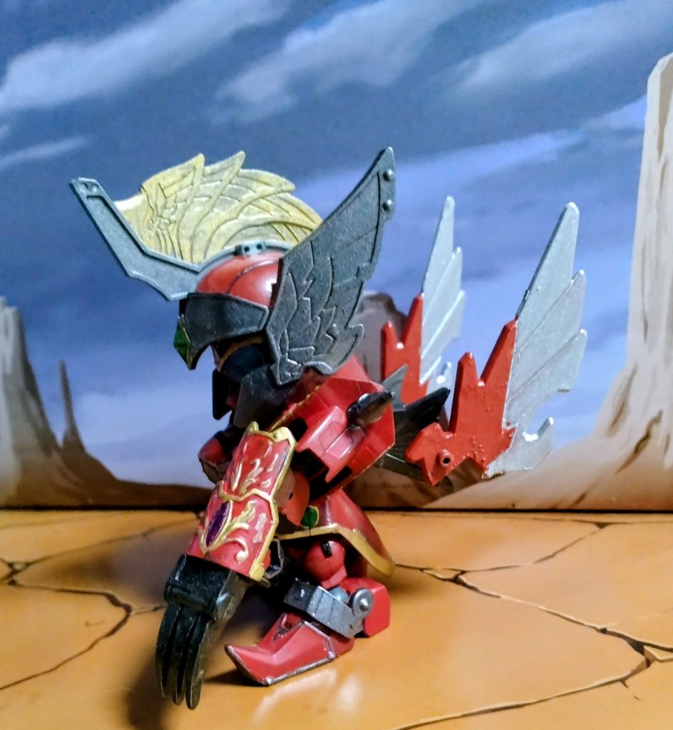 爪、羽はガンプラじゃないジャンクパーツです😊
