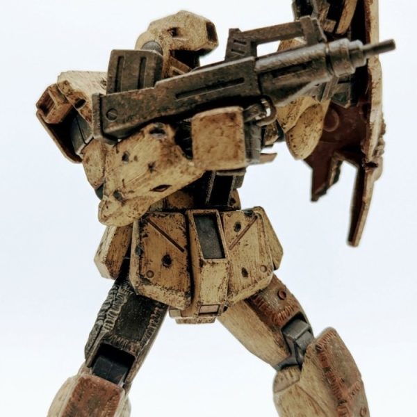 【RGM-79G  ジム・コマンド】増加装甲と溶接、ダメージング