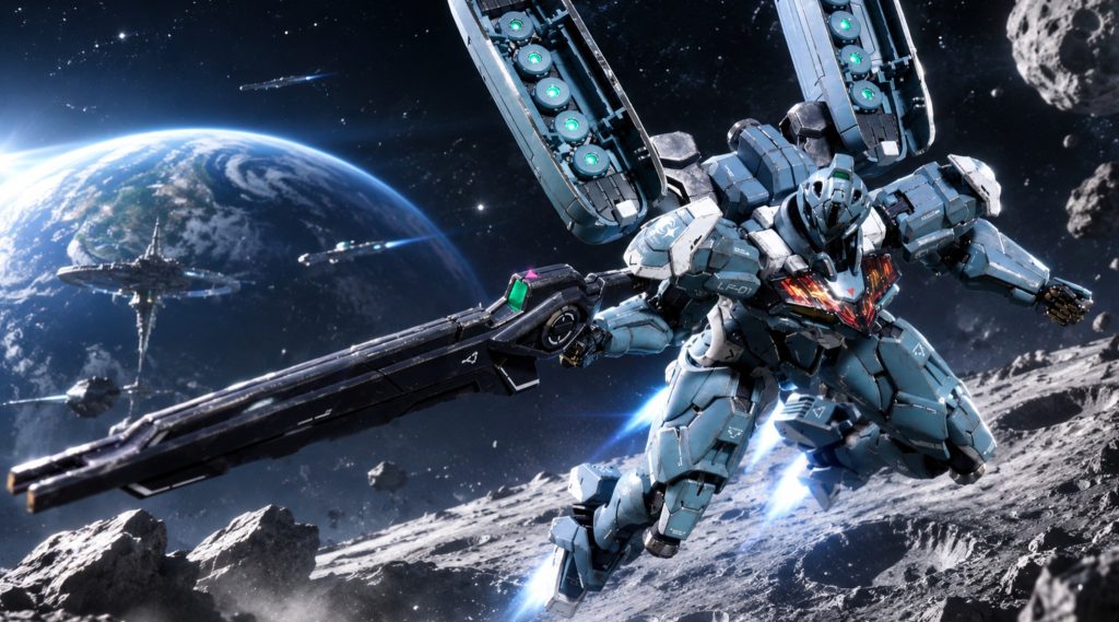 60歳からのガンプラ、ガンダムルブリス量産型試作機!!　その2