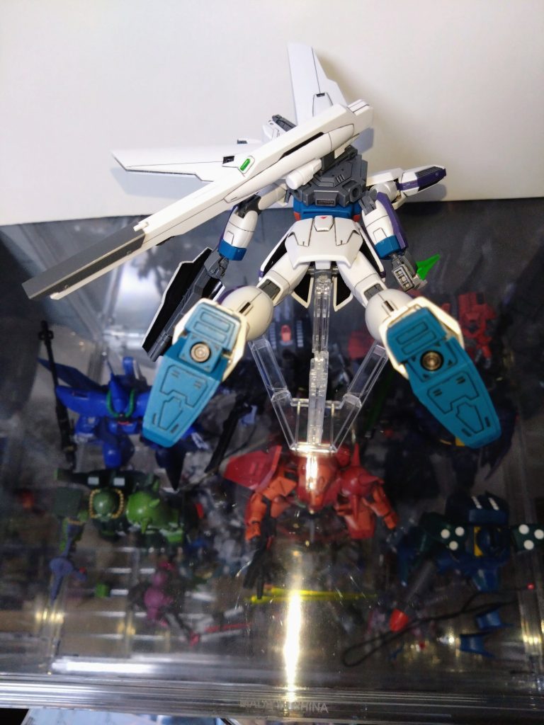 HGAW　ガンダムX–2枚目/制作者：基本筆塗り部分塗装仕様