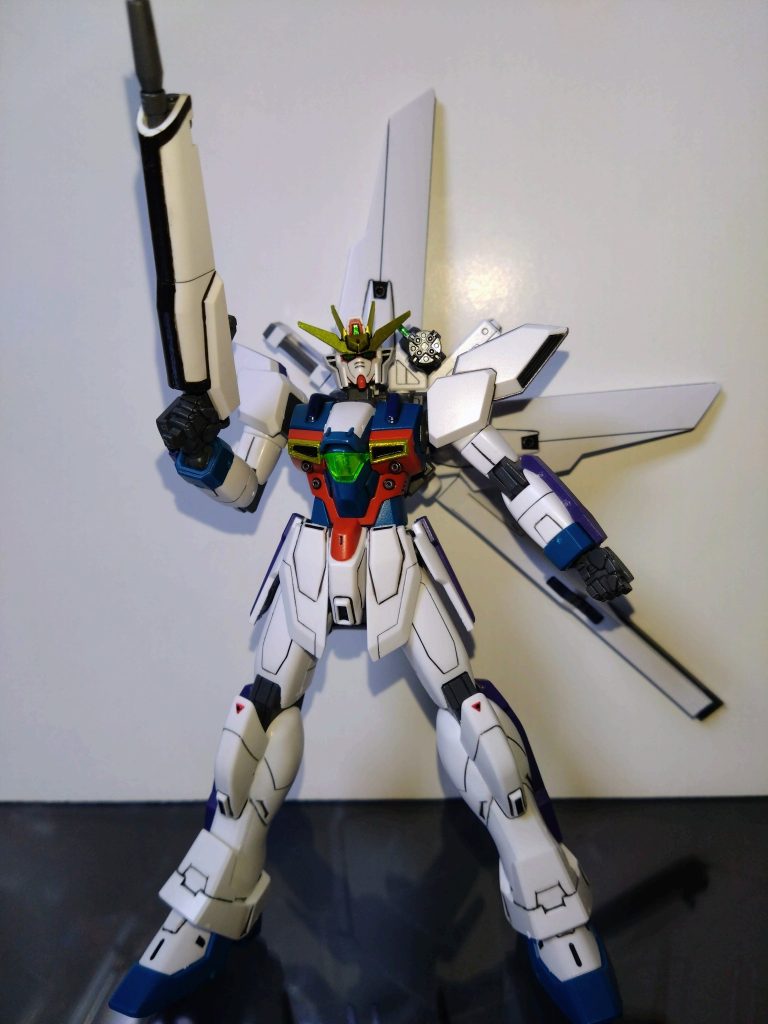 ショルダーバルカンを前に向けて。