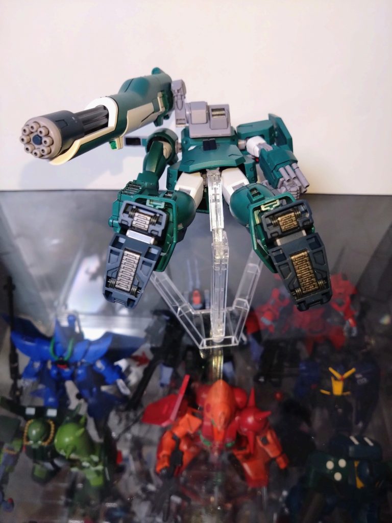 HGAW　ガンダムレオパルド–4枚目/制作者：基本筆塗り部分塗装仕様