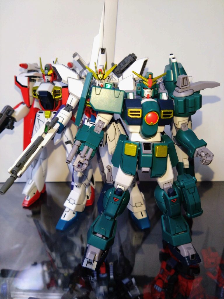 HGAW　ガンダムレオパルド–6枚目/制作者：基本筆塗り部分塗装仕様