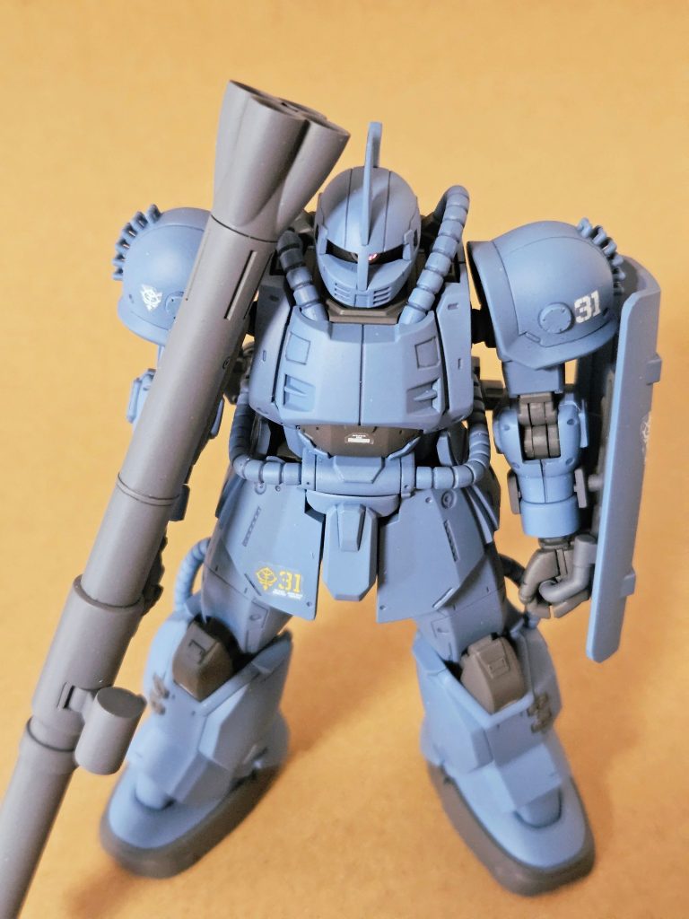 肩バーの合わせ目も苦労しましたがしっかり消しました