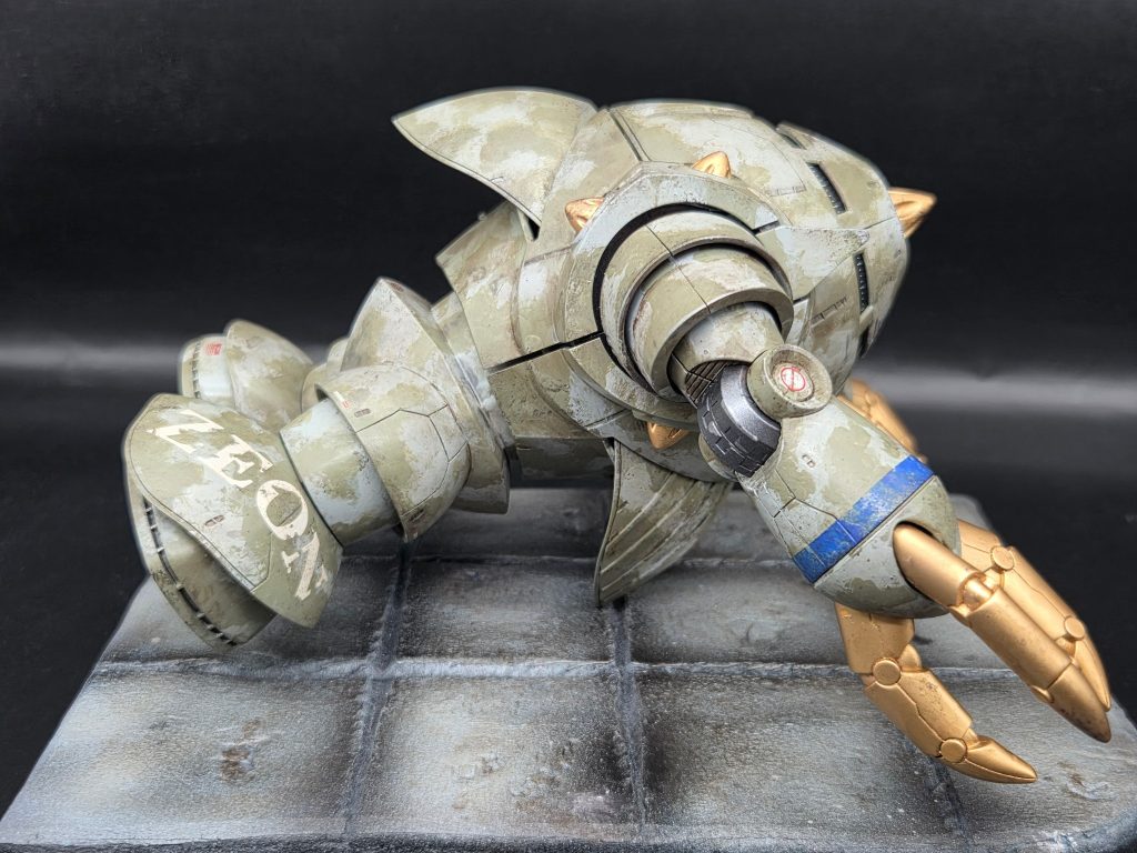123作目 HG  1/144 MSM-10 ゾック 迷彩塗装–4枚目/制作者：@kjyun_choroq