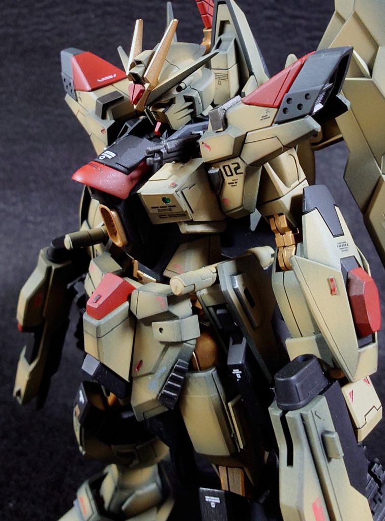 HG マイティーストライクフリーダム 陸戦型　全塗装