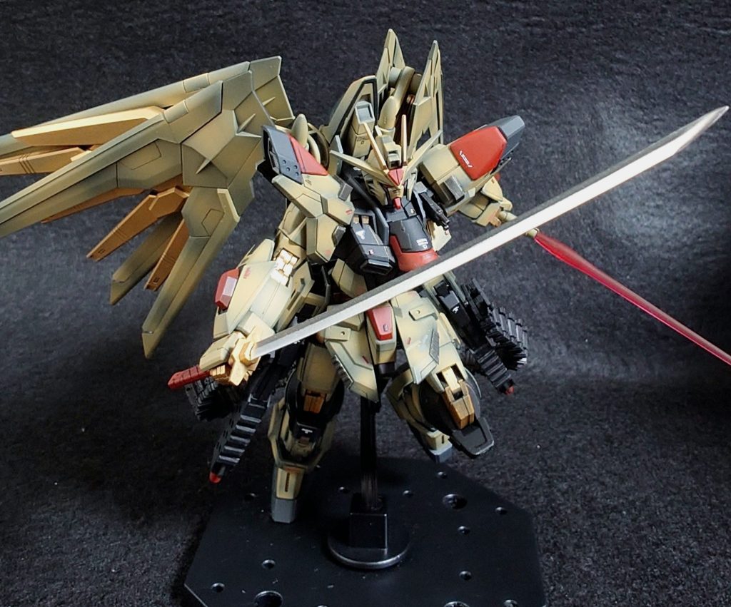 HG マイティーストライクフリーダム 陸戦型　全塗装–4枚目/制作者：wat798