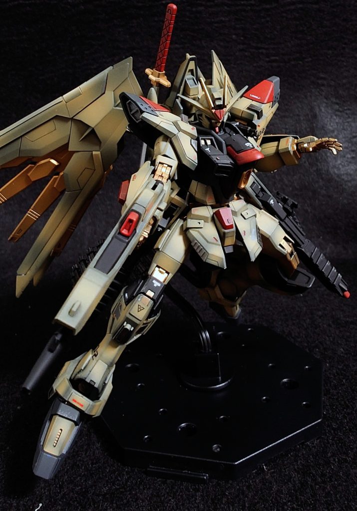 HG マイティーストライクフリーダム 陸戦型　全塗装–5枚目/制作者：wat798