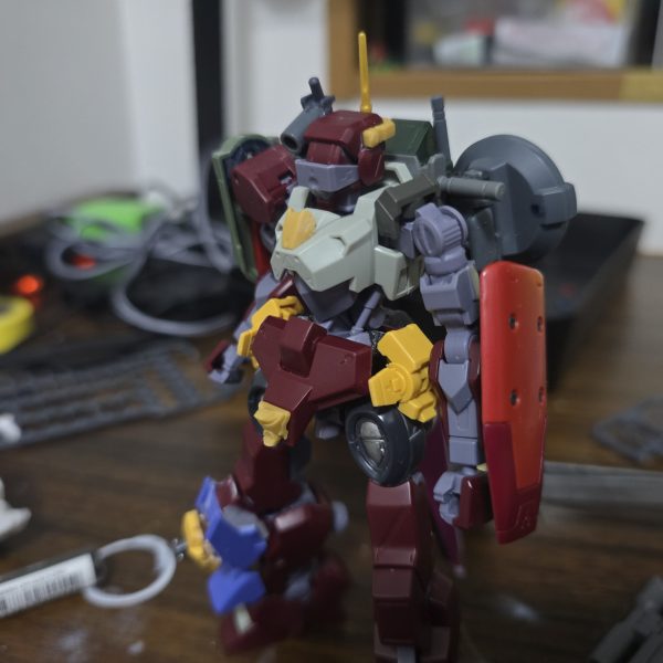 次の作品、鋭意制作中です。ひとまず全体の形は整ったと思います(*´ω｀*)あとはディティールどこまで追加するかと、色をどうするか…（2枚目）