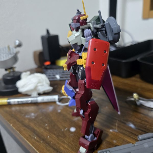 次の作品、鋭意制作中です。ひとまず全体の形は整ったと思います(*´ω｀*)あとはディティールどこまで追加するかと、色をどうするか…（4枚目）