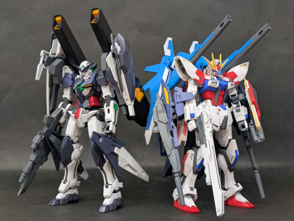 以前に作成したガンダムアメイジングエクシアフルアームドhttps://gumpla.jp/hg/25121032の対になる機体をイメージ。