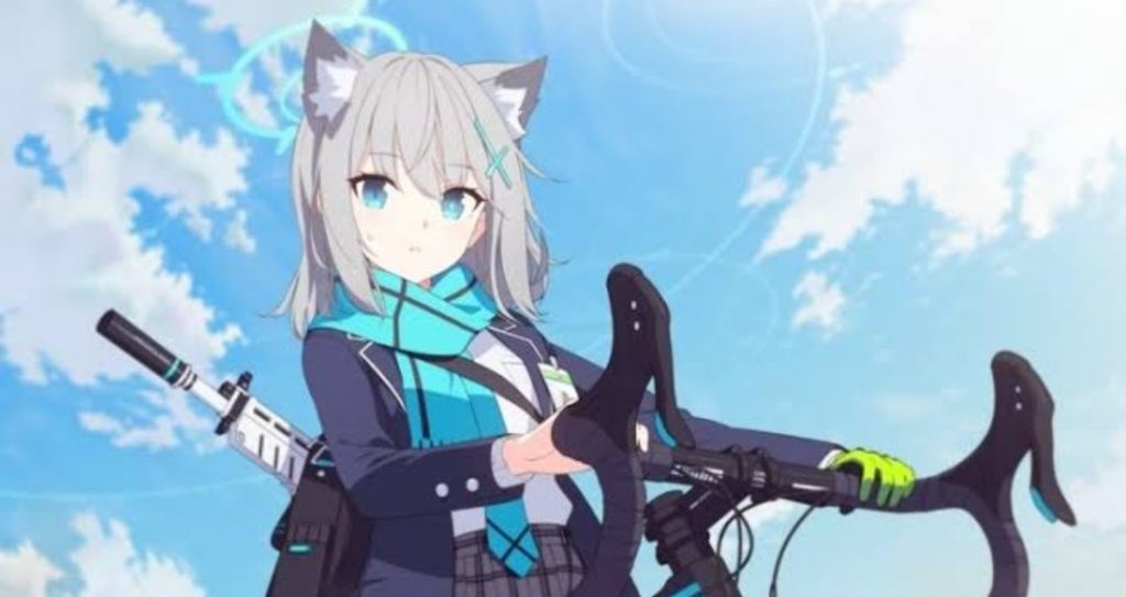 （ゲーム「ブルーアーカイブ-BlueArchive-より引用。）???「ん、そこの人、大丈夫？」アムロ「大丈夫そうだが....君は?」水を飲んでいる私に変わってアムロさんが答える。???「私はこの先の学校の生徒だけど、そっちは....連邦生徒会から来た大人の人?もしかして、ウチの学校に用があって来たの?」先生「ウチの学校....って事は、アビドス高等学校、だよね?」???「そうだけど。もしかして、あなた達がシャーレの先生？」アムロ「ああ、そういうことになる。」???「なら、私が案内するよ。せっかく来てくれたんだし。」先生「えっ、良いのかい?」???「ん、問題ない。」アムロ「すまない。恩に着る。」彼女の案内で、無事、アビドス高等学校に着くことができた。案内の途中で軽く紹介もしてもらった。彼女の名前は砂狼シロコといい、彼女の学校、「アビドス高等学校」には、多額の借金があり、その借金や、立地の関係から、在校生徒数は彼女の他に、1年の黒見セリカ、奥空アヤネ、2年の十六夜ノノミ、そして、3年の、そしてこの5人が所属する「アビドス廃校対策委員会」の委員長である、小鳥遊ホシノが在籍しているらしい。そしてその5人で、借金を返済しようと奮闘しているとのことだった。先生「在校生がたったの5人って.....。」アムロ「まあ、物は考えようだな。」因みに、借金の額も聞いてみたのだが....シロコ「ん、大体9億。」......腰を抜かした。そんな話を聞きつつ、既に私たちは、アビドス高等学校の昇降口に足を踏み入れていた。そして、アビドス廃校対策委員会のメンバー全員が集まっているらしい教室に案内された。&nbsp;