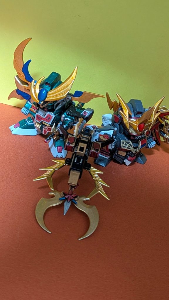 2つの武器を合わせて