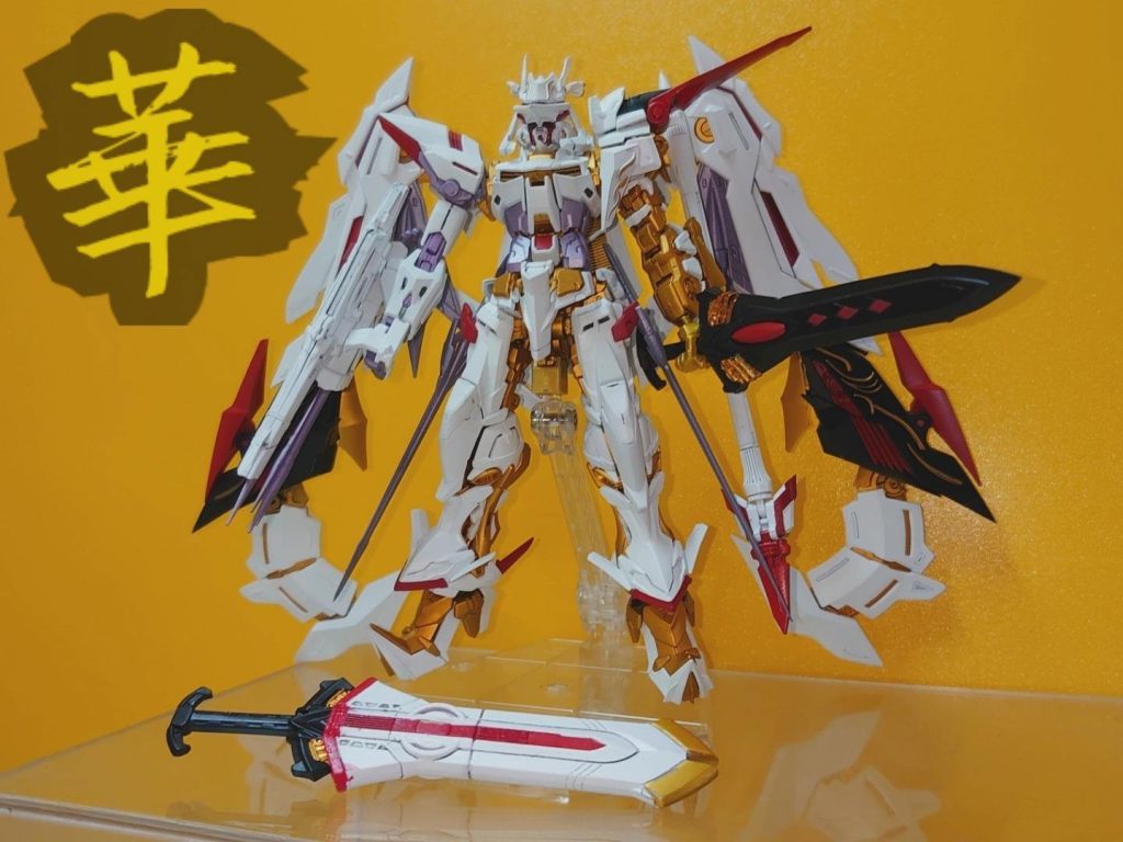 RG•ガンダムアストレイゴールドフレーム•天ハナ•華–2枚目/制作者：risuisei