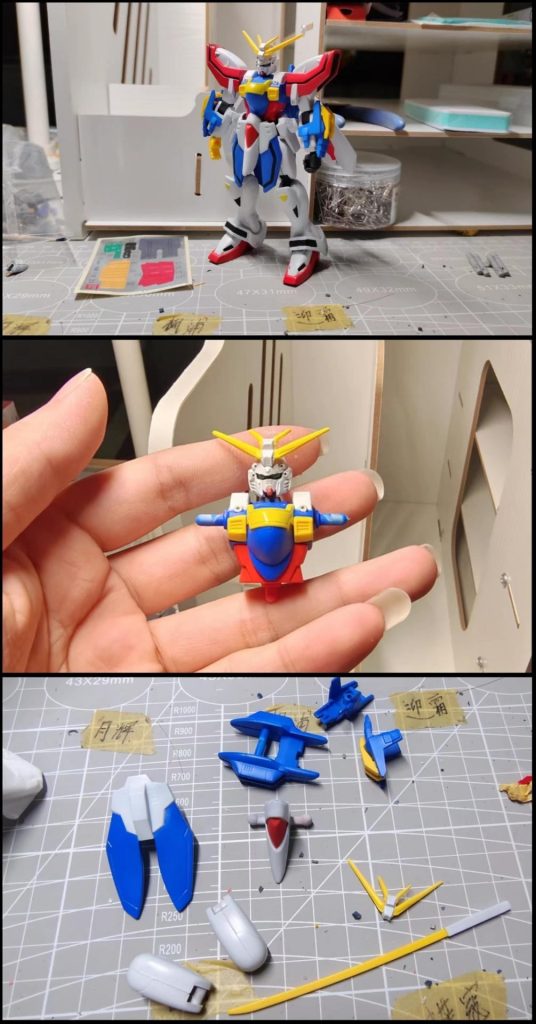 FC•1/144•ゴッドガンダム–2枚目/制作者：risuisei