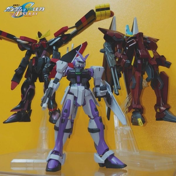 HG•ディアゴ用•シビリアンアストレイ•JGカスタム(紫)