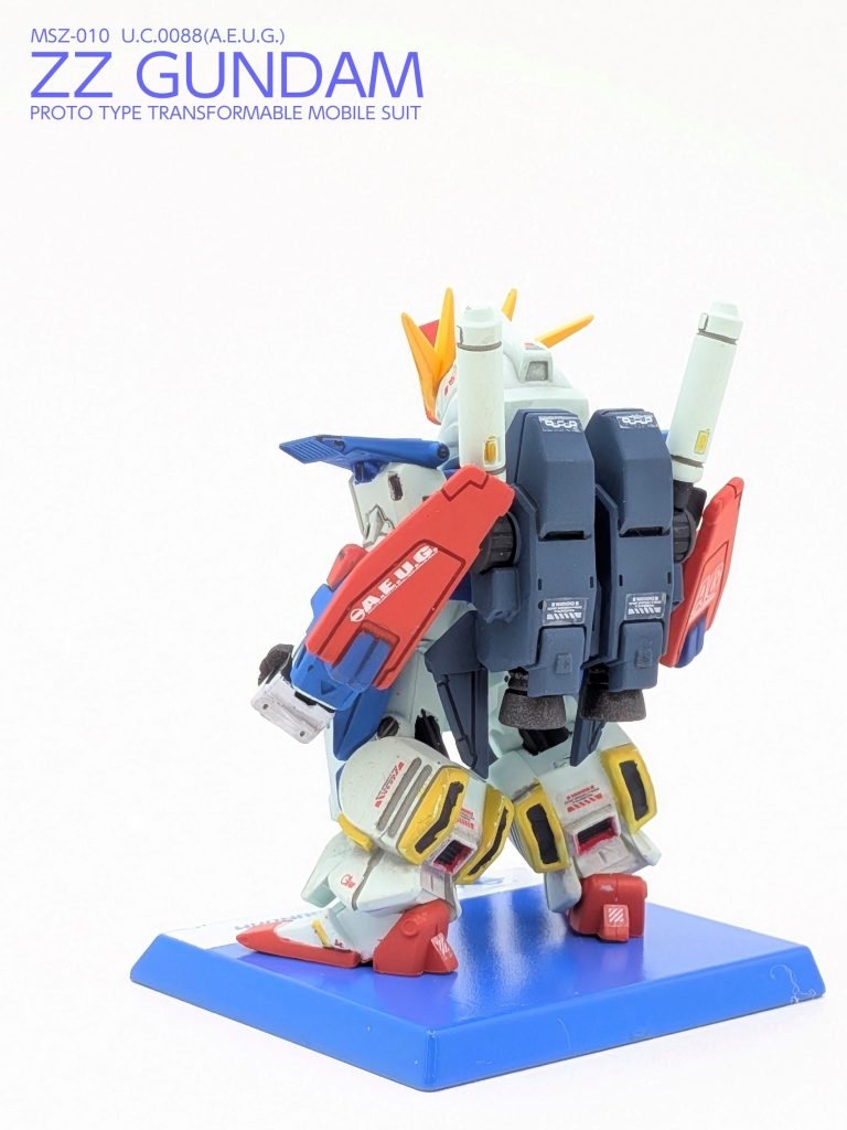 【塗装済み完成品】FW GUNDAM CONVERGE #30 ZZガンダム（Ver.Ka風ディティールアップ）–6枚目/制作者：SHIUMAI MODELS