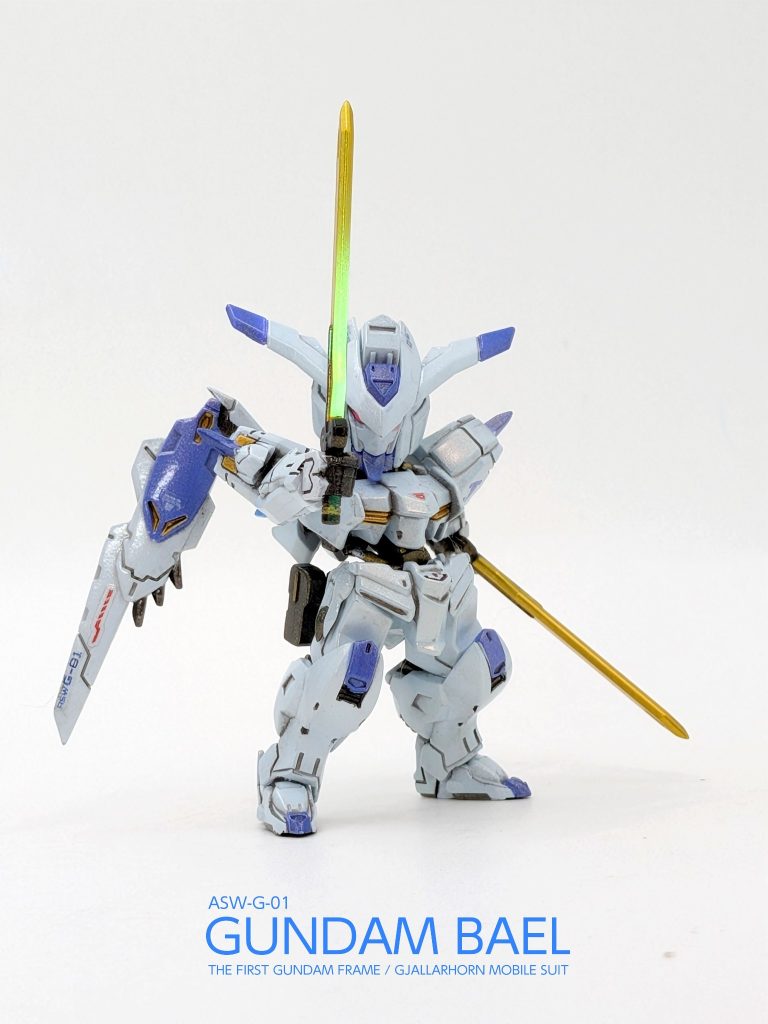 FW GUNDAM CONVERGE #30 ガンダム・バエル(チタニウムフィニッシュ風仕上げ)–5枚目/制作者:SHIUMAI MODELS