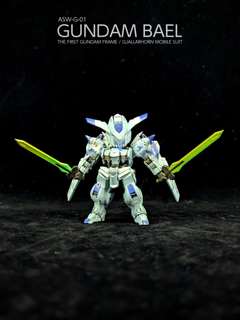 FW GUNDAM CONVERGE #30 ガンダム・バエル(チタニウムフィニッシュ風仕上げ)–3枚目/制作者:SHIUMAI MODELS